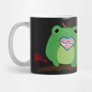 Pronoun Frog They Them Transgender Mug